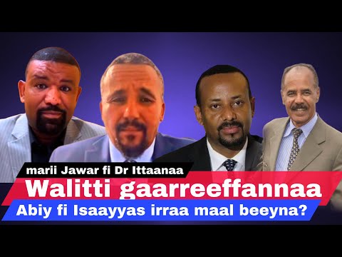 Jawar fi Dr Ittiaanaa Dhimma walitti gaarreffannaa Abiyi fi isaayyaas irratti yaada maal kennatan?