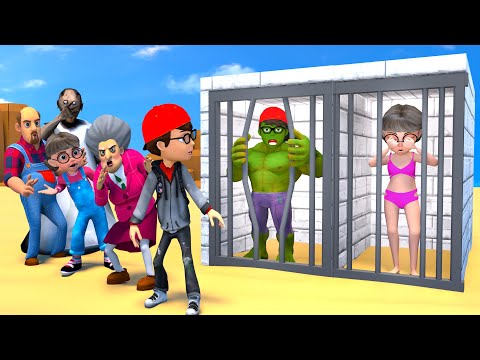 Scary Teacher 3D vs Squid Game Help Doll Escape Iron Cage When Captivity 5 Time Challenge Who Win?