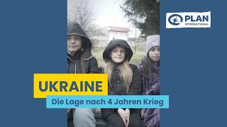 Vier Jahre Krieg in der Ukraine: Hilfe für Kinder | Plan International
