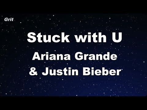 Karaoke♬ Stuck with U – Ariana Grande & Justin Bieber 【No Guide Melody】 Instrumental