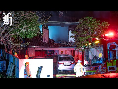 YouTube video thumbnail: Fire Guts East Auckland Home