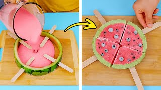 Maak deze ZOETTE ZOMER DESSERTS 🌞 Virale recepten BINNEN!
