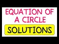 Circle Geometry and Equations
