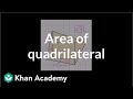 Finding Area of Irregular Quadrilaterals on a Grid