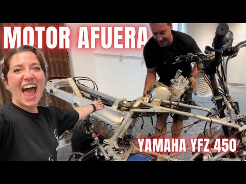 Empezó el desarme del YFZ 450!!!