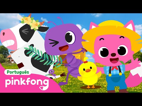 Canções de Animais🐮🐵🐷 | Fui ao Mercado 🐜 | +Completo | Pinkfong, Bebê Tubarão! Canções para Crianças