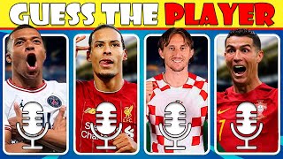 VOICE QUIZ | Guess the FOOTBALL PLAYER by VOICE