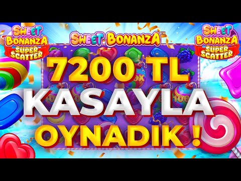 SWEET BONANZA SUPER SCATTER 🍭| 7200 TL KASA KATLAMA TAKTİKLERİ ! 🍭SLOT OYUNLARI TAKTİK KAZANÇ 🍭