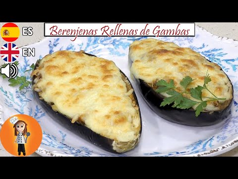 ¡Berenjenas rellenas de gambas que te sorprenderán!