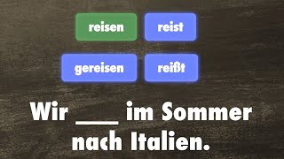 German B1 Test #1 - Verbs and Nouns