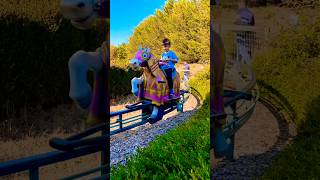 Super Cute Rider ❤️❤️ #trending #coasterculture #themepark #kids #amusementpark #crazyrides