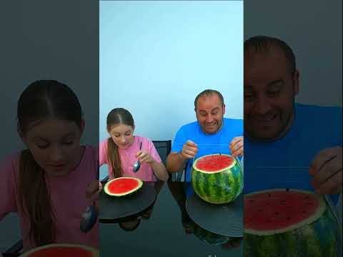 Watermelon prank on  daughter vs When you watch cocomelon!😁
