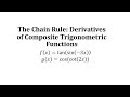 Derivatives and Chain Rule Concepts