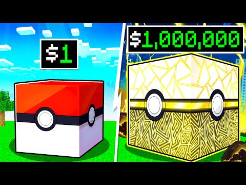 $1 Vs $1,000,000 LUCKY BLOCK In Minecraft PIXELMON!