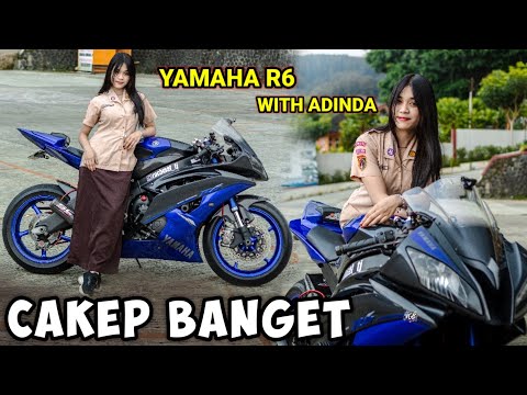 JANGAN BAPER‼️PERTAMA KALINYA AJAKIN ADINDA FOTO BARENG YAMAHA R6