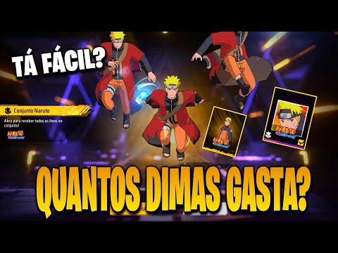 PEGANDO NARUTO ANTECIPADO, TORRE DE TOKENS FREE FIRE, NOVO EVENTO FF - NOVIDADES FREE FIRE