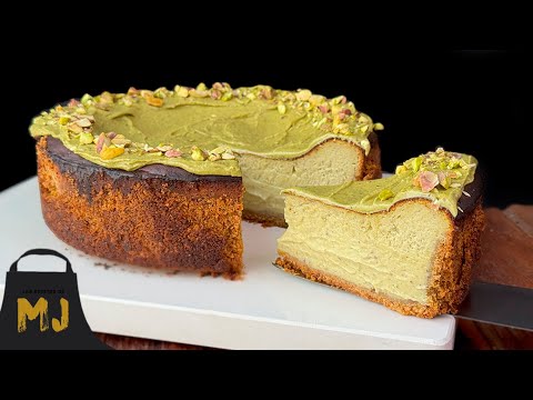 Tarta de queso y pistachos