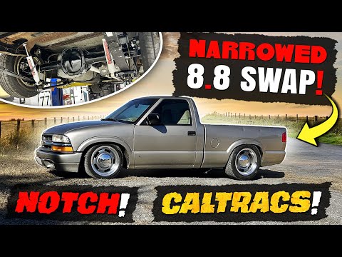 LS swapped S-10 gets TRACTION?! 8.8 with Limited Slip, CalTracs, C-notch, MORE!!!