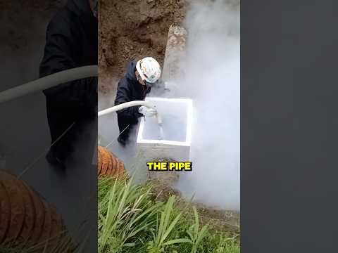 Fixing pipe leak in China 😲 #shorts