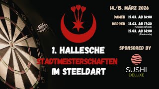 🎯 Hallesche Stadtmeisterschaften im Steeldart 2026 🎯