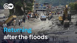 YouTube video thumbnail: Nepal Flood Survivors Return to Shattered Hometown