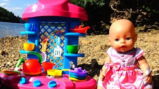 Colored ice cream toy for baby