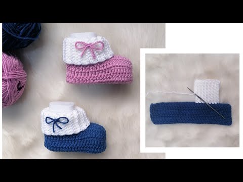 كروشيه لكلوك/حذاء /سليبر بيبي crochet baby booties