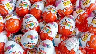 87967M Yummy Kinder Joy Chocolate, Kinder Surprise Candy Opening ASMR Lollipops Some Lot's of Candie