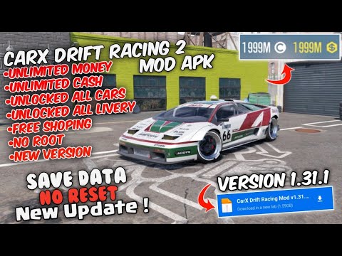 CarX Drift Racing 2 Mod Apk New 2024 V1.31.1 - Unlimited Money & Cash