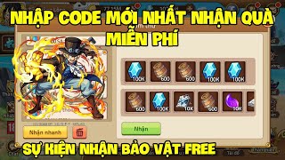 Nhập 21 Code Huyền Thoại Hải Tặc Mới Nhất | Nhận Quà Giftcode Thùng Bia Tháng 9 Toàn Sever Nha
