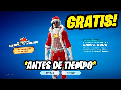 Como CONSEGUIR la SKIN de SANTA SNOOP DOG ANTES de TIEMPO en el FESTIVAL de INVIERNO