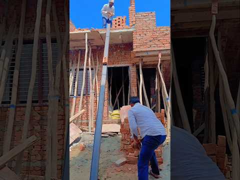मात्र एक गटर की मदद से हजारों एट चढ़ा सकते एक मंजिल पर 😱😱 #मिस्त्री