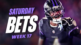 NFL Saturday Football Bets & Player Props | Texans vs. Chargers + Ravens vs. Packers (Week 17)
