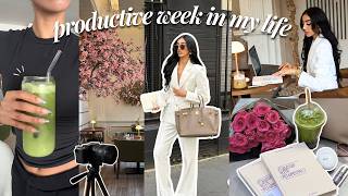 productive & balanced week in my life 🌸 achieving my 2025 goals!