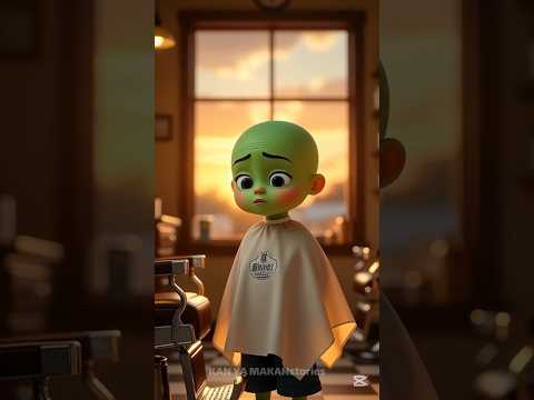 لما تروح تحلق وابوك معاك😂💇‍♂️