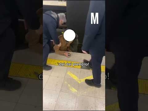scappa dal multozzo scendendo di sotto. Stazione Centrale piglia male