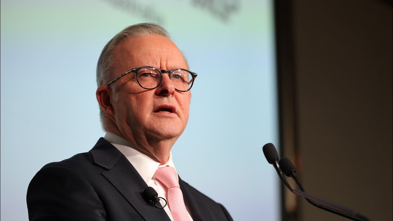 Prime Minister Albanese addressing Australia’s economic outlook