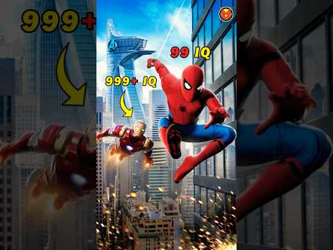 How Tony Stark Used 999 IQ on Spider-Man 😈 #shorts