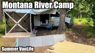 River Camp Montana Injured from Fall