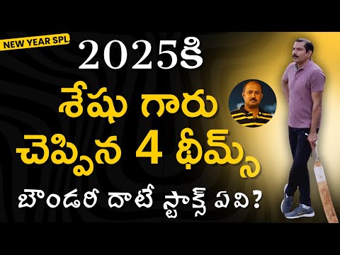 Seshu గారు చాలా కాన్ఫిడెంట్‌గా ఉన్న 4 థీమ్స్‌ ఏవి ? 2025లో మార్కెట్ పరిస్థితేంటి? New Year Spl Part1