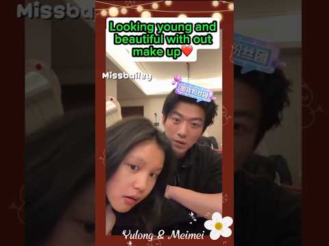 MEIMEI WITH OUT MAKE UP❤️ #yulong #meimei