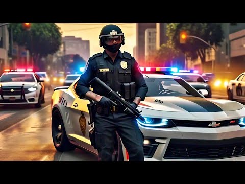 GTA 5 POLICIA | EL CAMARO DE LA GUARDIA NACIONAL 🛞 💨  | TheAxelGamer