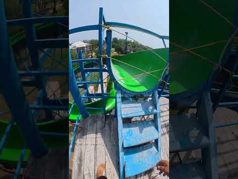Bela ciao playground parkour waterslides chasing football pov