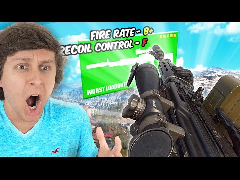 I used the WORST LOADOUT in Warzone until I got a win (I almost rage quit)
