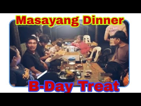 MASAYANG DINNER SA BAGASBAS