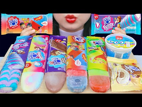 ASMR PADDLE POP ICE CREAM ๐ฆ PADDLE POP UPIN & IPIN, MINIONS, TWISTER, CHOCO MAGMA, TRICO, RAINBOW