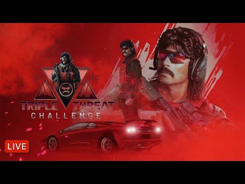 🔴LIVE - DR DISRESPECT - TRIPLE THREAT CHALLENGE - WZ, PUBG, FORTNITE