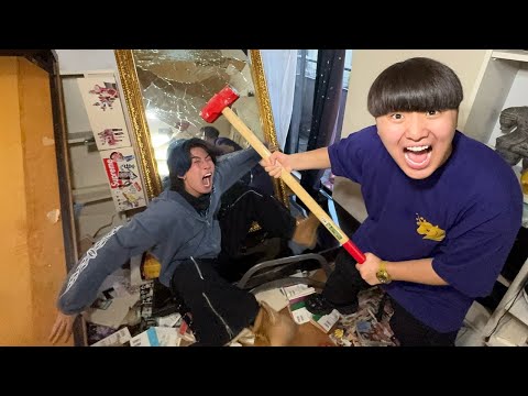 無許可で企画をパクってるYouTuberの家を解体してみた【ドッキリ】