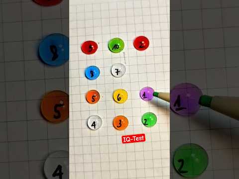 Trò chơi nối số trong giọt nước từ 1 đến 10 🤔#games #line #quiz #maths #drawing #shorts