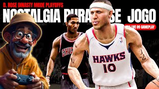 FULL GAMEPLAY - D.ROSE nos PLAYOFFS | NBA LIVE 09